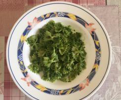 Pasta al pesto di spinaci