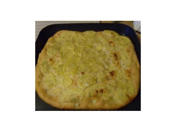 FOCACCIA INTEGRALE CON PATATE E ROSMARINO