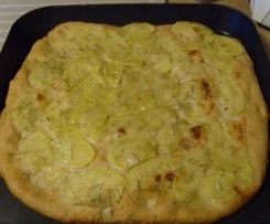 FOCACCIA INTEGRALE CON PATATE E ROSMARINO