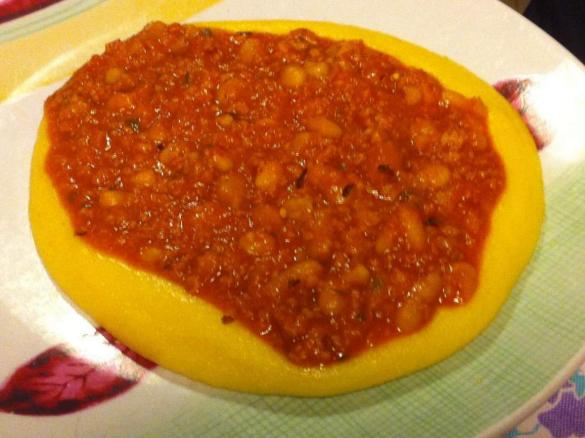 Polenta all'uccelletto (NON C'è NESSUN UCCELLETTO DENTRO! ;-))