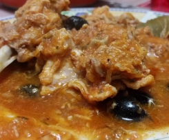 coniglio sugo e olive "della tabaccaia"