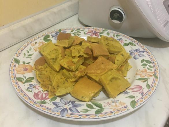 Farinata di ceci e curcuma