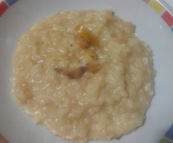 Risotto con gamberi e bucce di limone caramellate