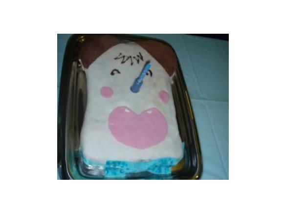 Torta Hello Spank (per il primo compleanno di Paolo Miki)