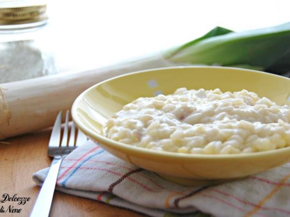 RISOTTO PORRI E RICOTTA