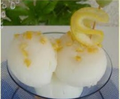 sorbetto "rapido" al limone