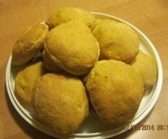 Focaccette di mais farcite con salsiccia 