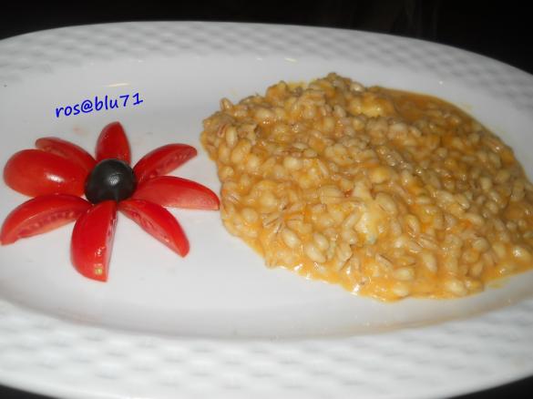 Risotto di Orzo con Zucca e Fontina 