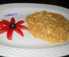 Risotto di Orzo con Zucca e Fontina 