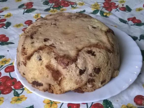 zuccotto con avanzi di pandoro e torrone