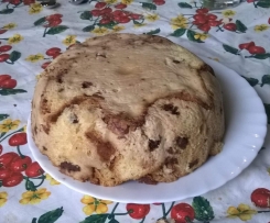 zuccotto con avanzi di pandoro e torrone