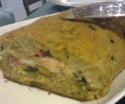 Polpettone di zucchine con cuore filante