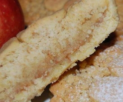 TARTINE DI FROLLA E SBRISOLONA FARCITE ALLE MELE (presa dal web e riadattata al bimby)