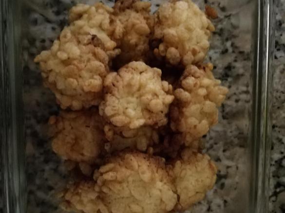 Biscotti cocco e riso soffiato