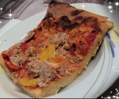 Pizza in teglia bassa e croccante