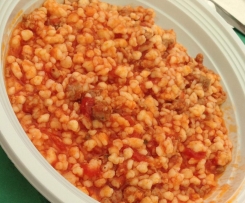 Fregola sarda incasada