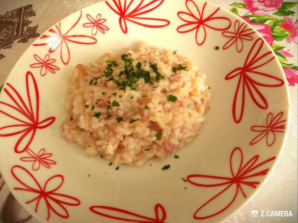 Risotto con salsiccia