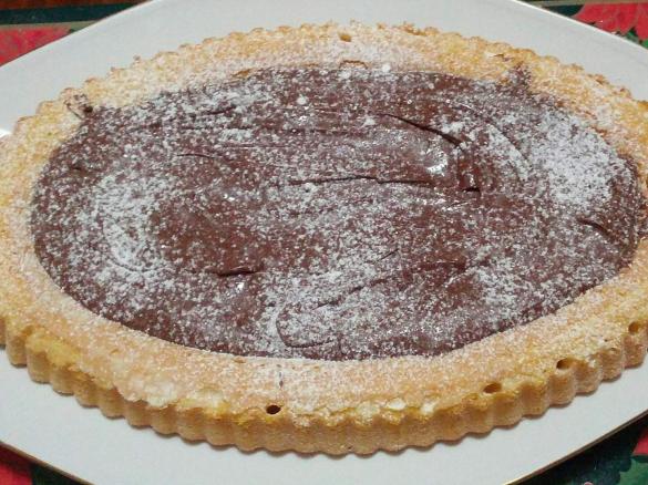 CROSTATA A BASE MORBIDA CON NUTELLA