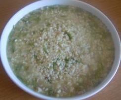 Risotto asparagi e salsiccia