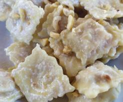 Ravioli di pollo e mortadella