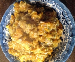 Gnocchi di zucca e grano saraceno al pesto di frutta secca