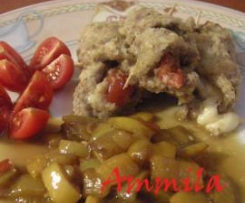 Involtini alla mediterranea con contorno agrodolce