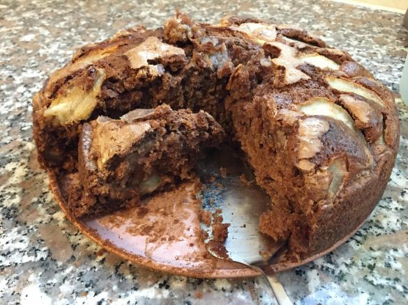 Torta pere e cioccolato