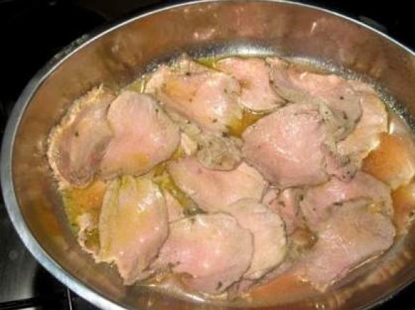 Lacerto di vitellino in salsina