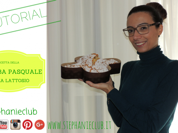 Colomba pasquale con gocce di cioccolato senza lattosio