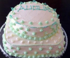 Torta delicata di buon compleanno