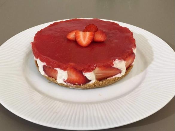 Cheesecake light alle fragole