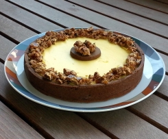 TORTA CAFFE CON CREMA DI RICOTTA E CROCCANTE ALLE NOCCIOLE