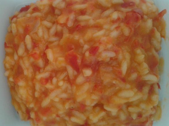 Risotto al peperone