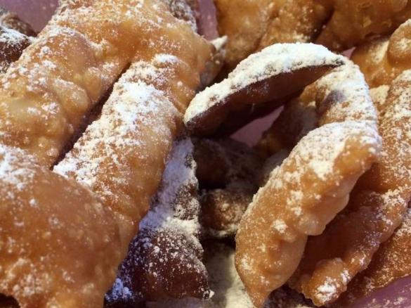 Chiacchiere Bugie alla Panna