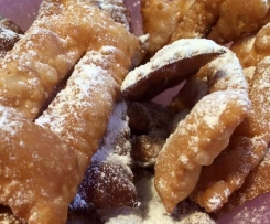 Chiacchiere Bugie alla Panna