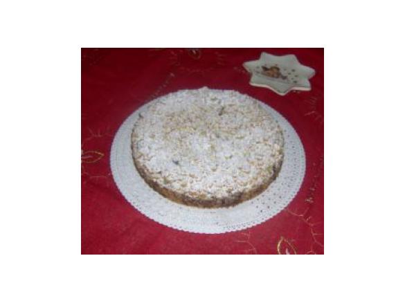 Sbrisolona con ricotta e gocce di cioccolato