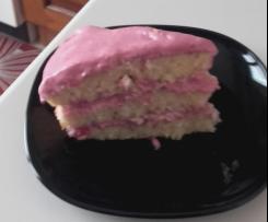 Chiffon cake ai frutti di bosco