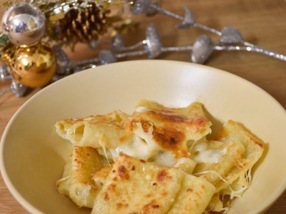 Pasta al forno filante