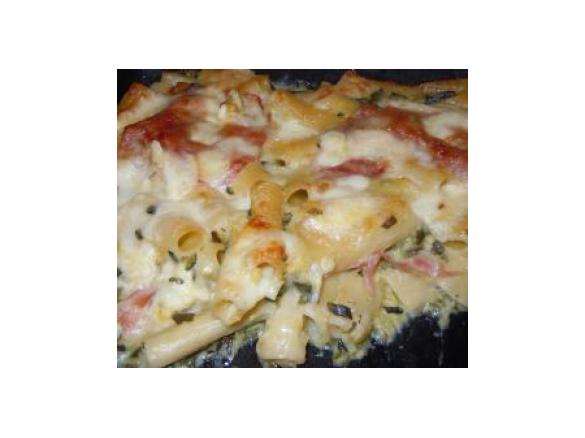 Pasta al forno con zucchine