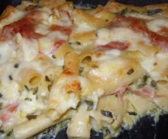 Pasta al forno con zucchine