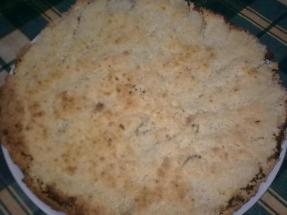 torta di panettone con crumble