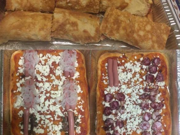 Pizzette al taglio alla birra