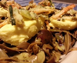 Budino di parmigiano con carciofi