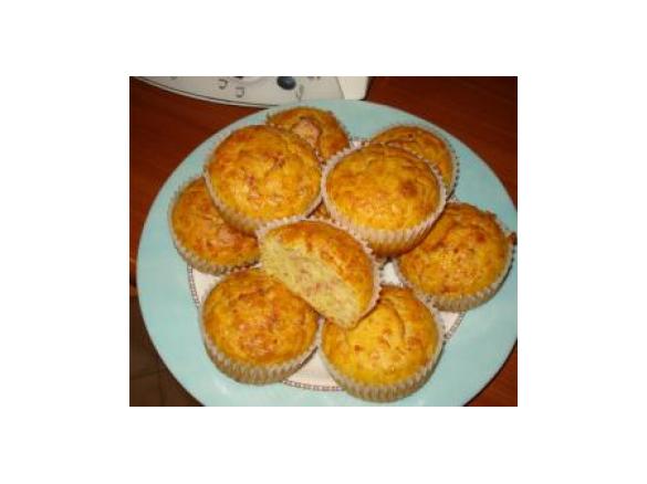 Muffin al prosciutto e formaggio