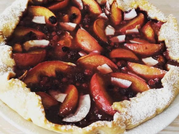Gallette di Pesche e Frutti di Bosco
