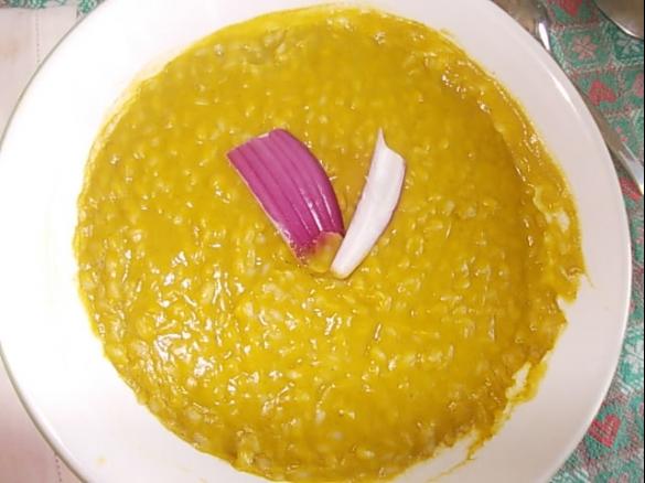 zuppa con acqua di cottura dei finocchi