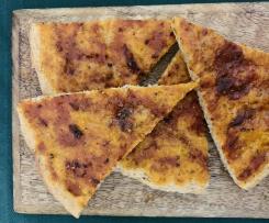 FOCACCIA ROSSA CON FARINA DI FARRO