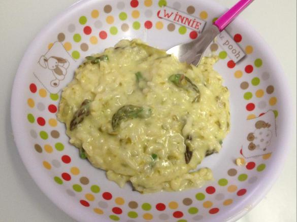 risotto asparagi e philadelphia