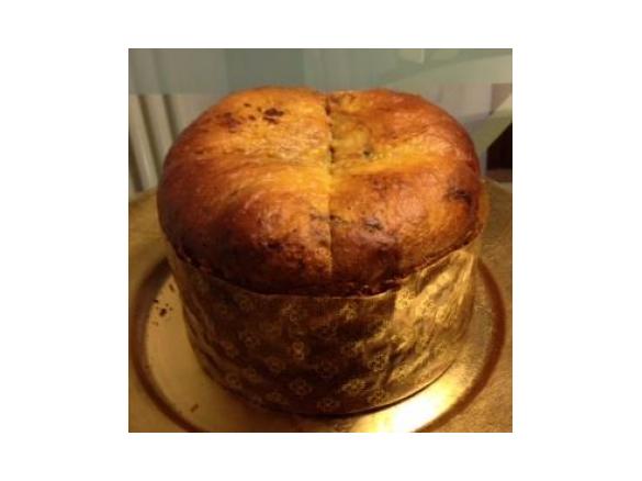 Panettone con gocce di cioccolato