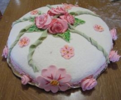 TORTA IN PDZ FARCITA CON CREMA CHANTILLY AL CAFFE' E CREMA NESQUIK